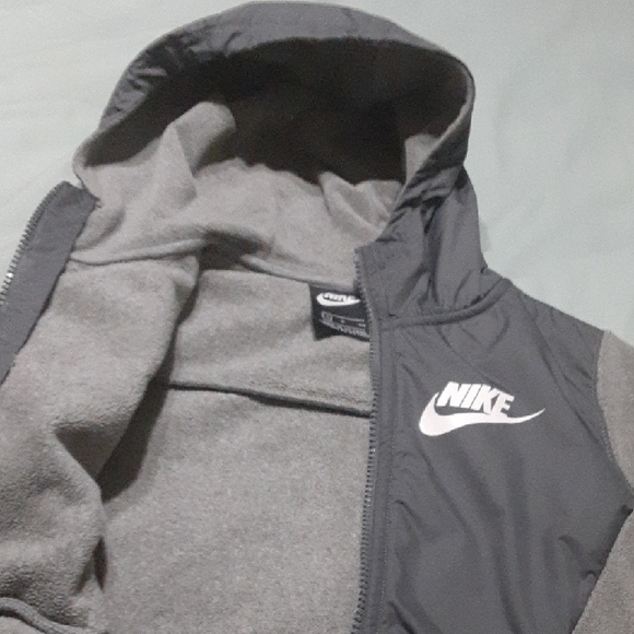 Nike Kids Two-Tone Gray Jacket Size S - Picture 8 of 10
